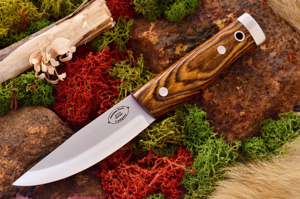 Compact Forest Knife Bocote Red liners
